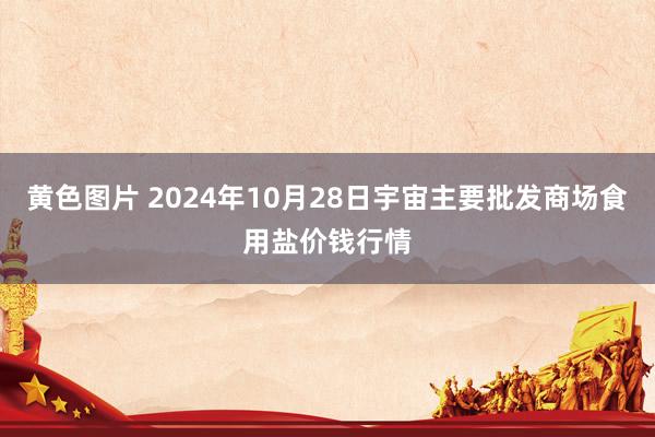 黄色图片 2024年10月28日宇宙主要批发商场食用盐价钱行情