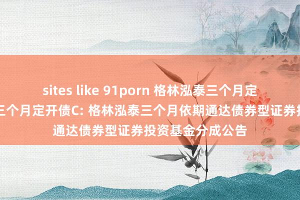 sites like 91porn 格林泓泰三个月定开债A，格林泓泰三个月定开债C: 格林泓泰三个月依期通达债券型证券投资基金分成公告